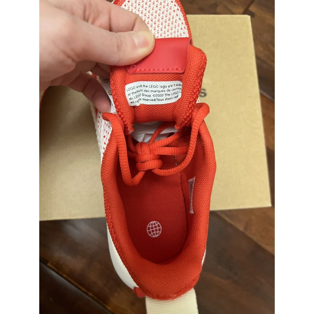 adidas X LEGO Sport Pro Kids Shoes, Youth Unisex Boy's Girl's Red/White Youth 5